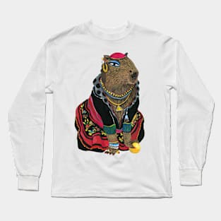 Capybara Fortune Teller Long Sleeve T-Shirt